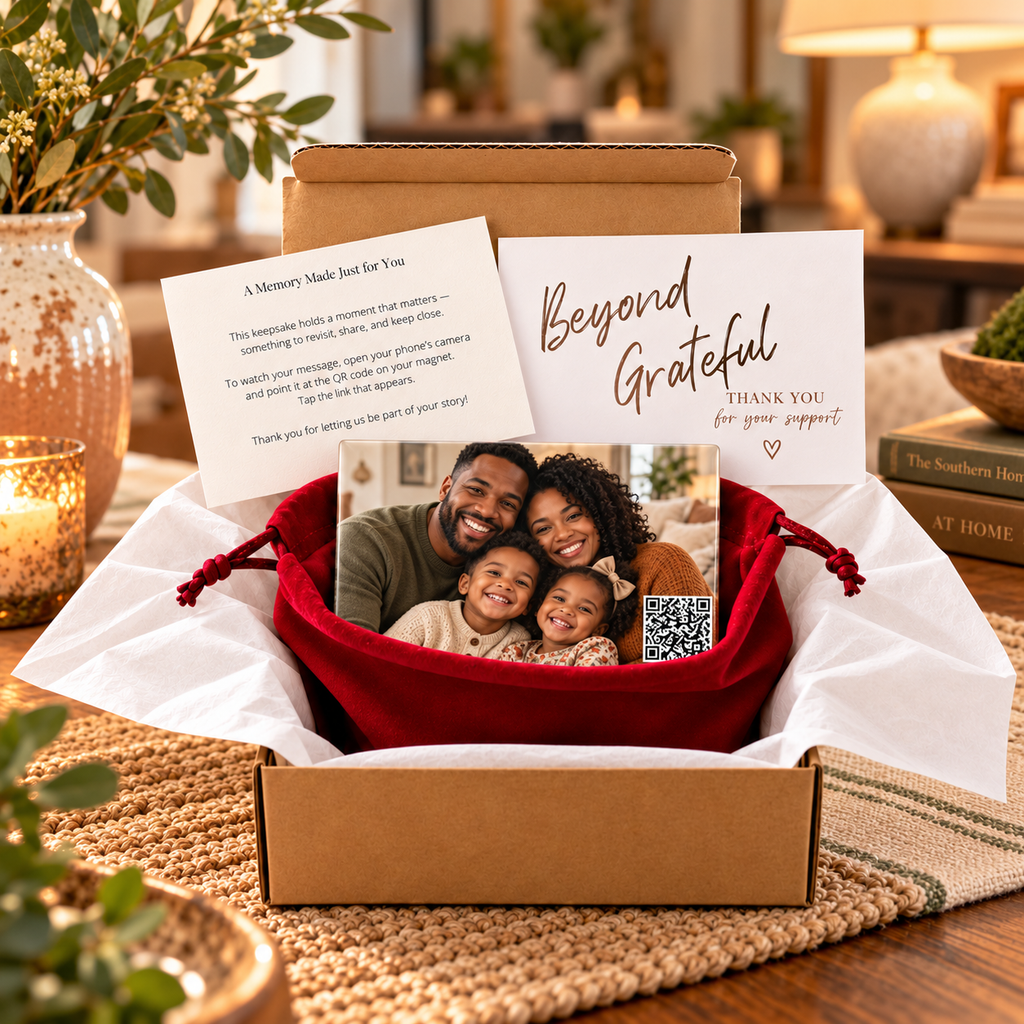Voice Keepsake – Signature Photo Magnet