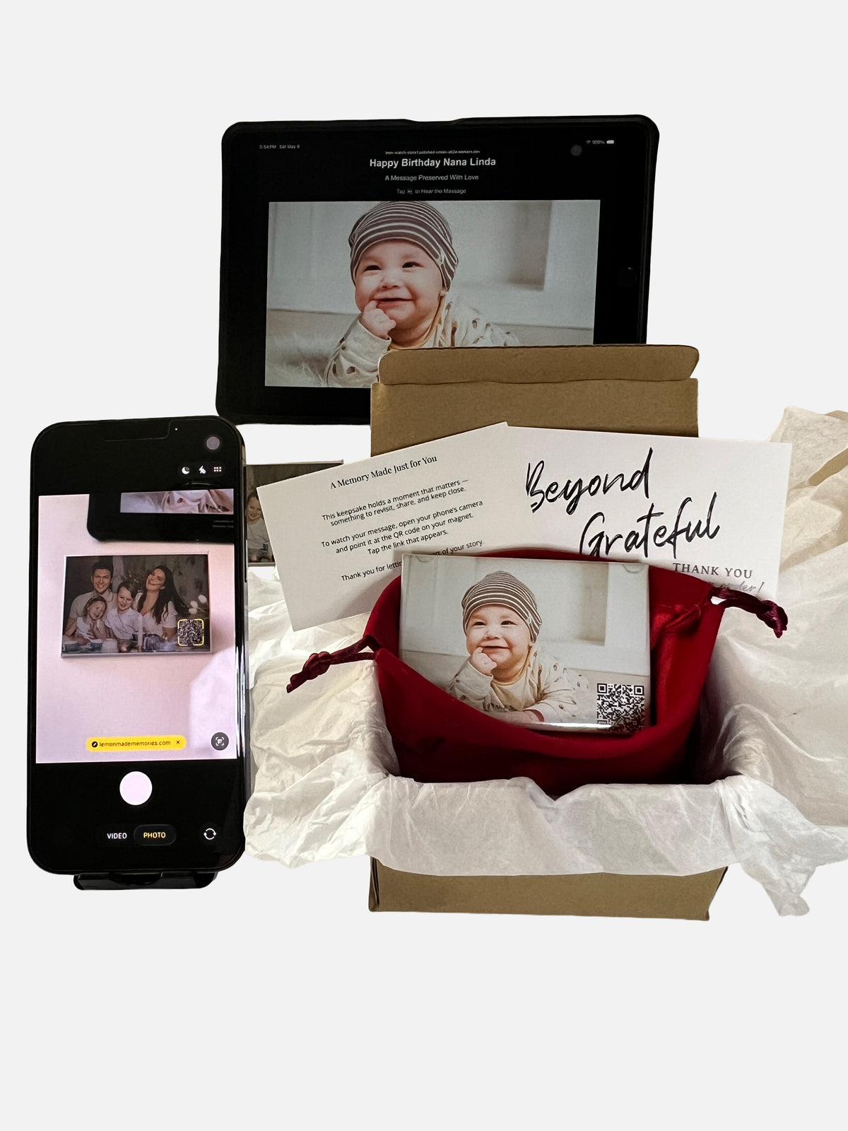 Voice Keepsake – Signature Photo Magnet