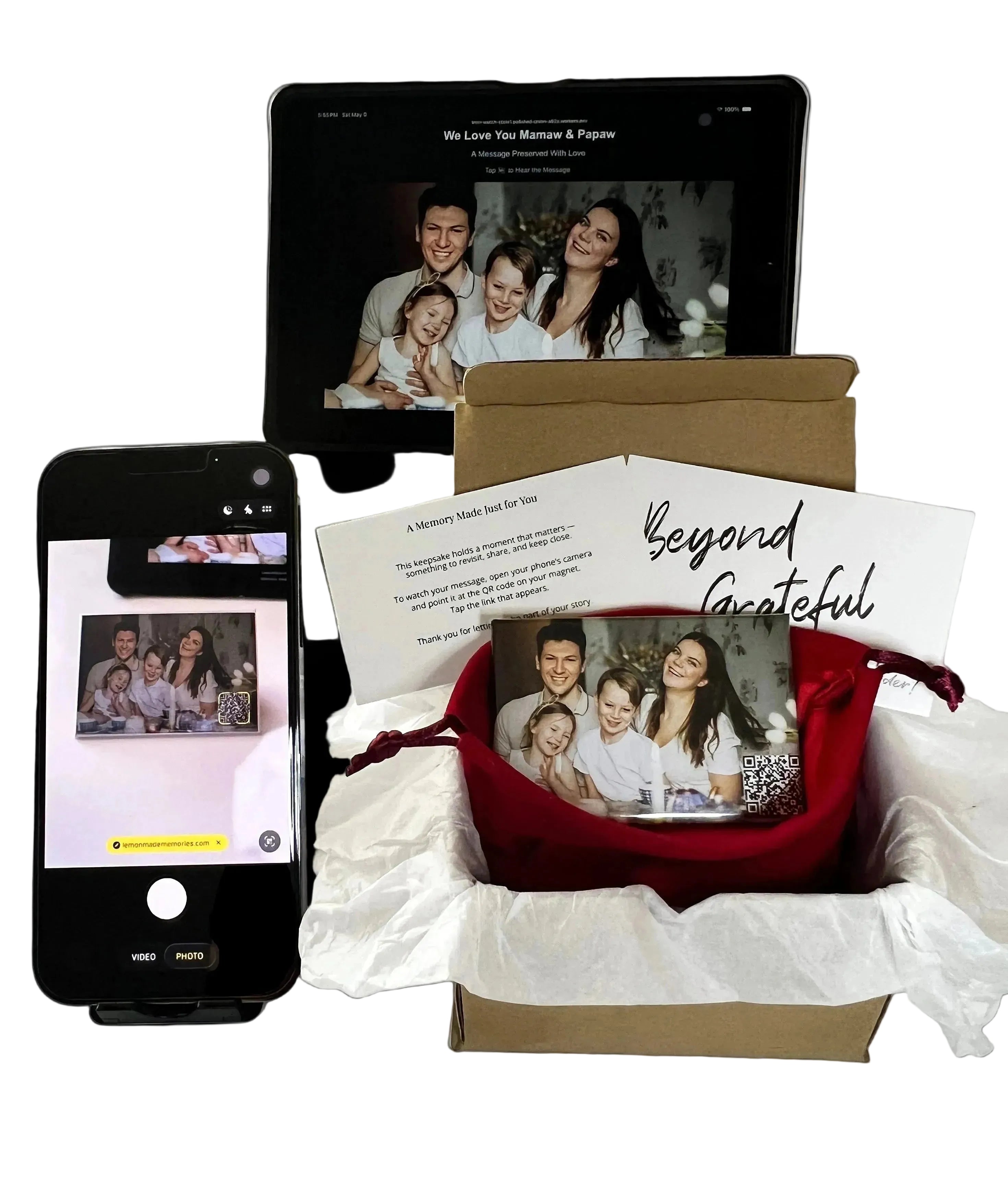 Voice Keepsake – Signature Photo Magnet